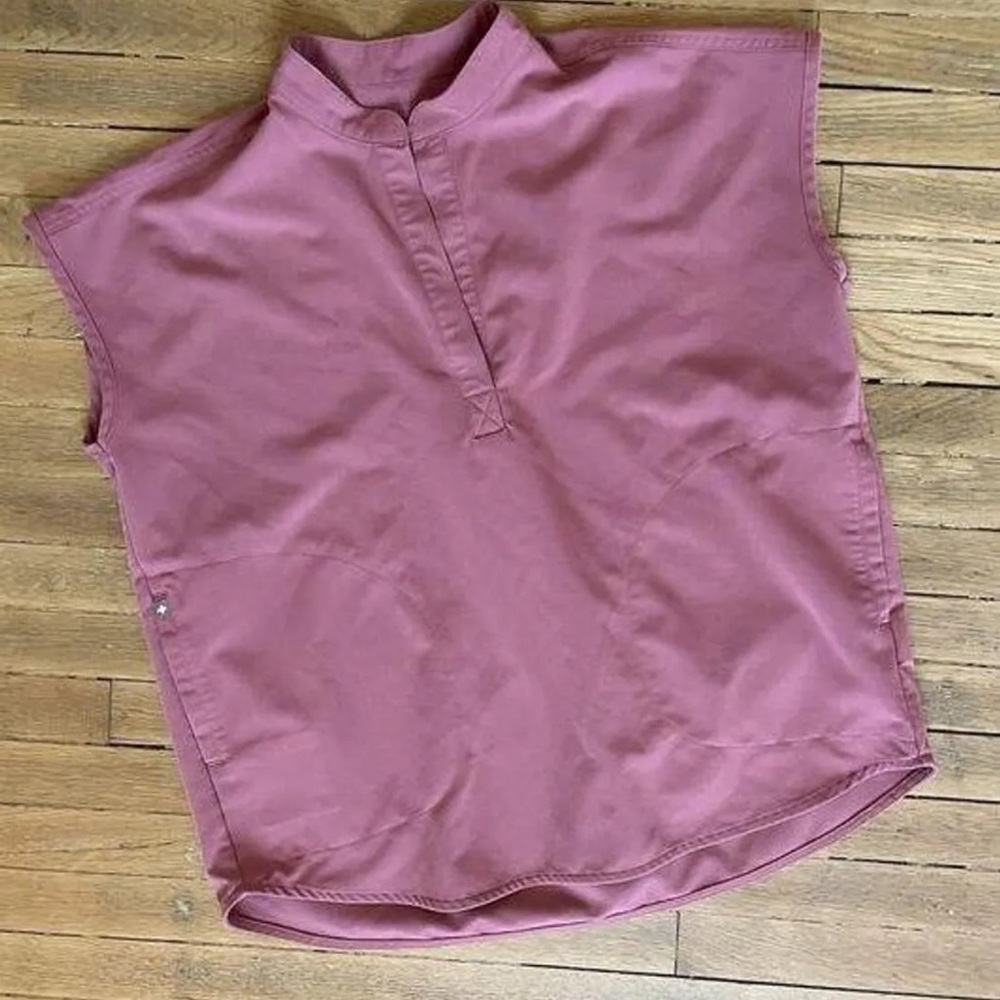 Figs Mauve Rafaela Scrub top